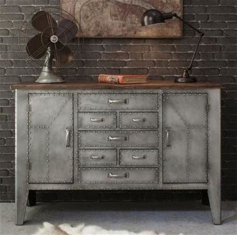 sheet metal sideboard|metal industrial sideboard.